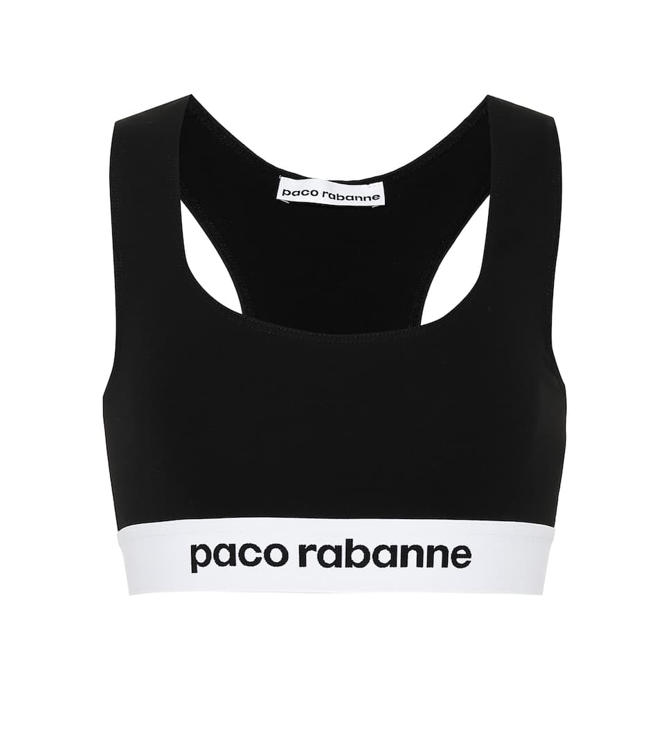 melodie De waarheid vertellen hulp 2022 New Paco Rabanne Sale ○ Logo sports bra - Women | Free Delivery United  States